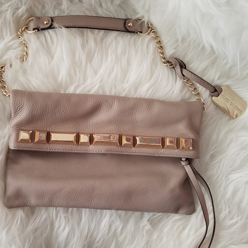 Vince Camuto Purse | Cream Color Genuine leather
